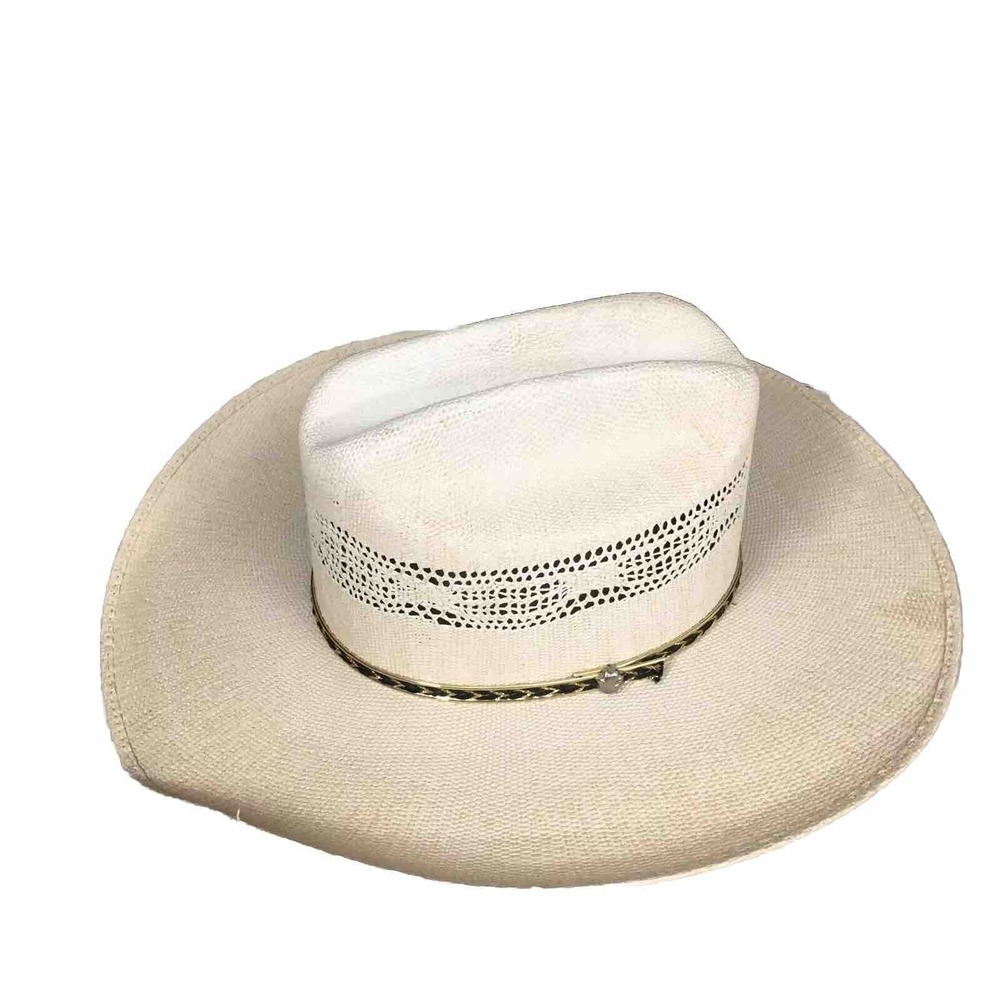 MEN'S WESTERN COWBOY RODEO HAT. RANCH STYLE COWBOY RIDING HAT Bandora 56/7 Read